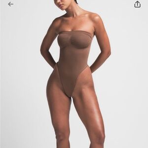 Skims Brown Bodysuit